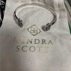 Kendra Scott bangle silver color